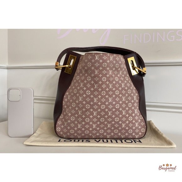 Authentic LOUIS VUITTON Burgundy Monogram Canvas Idylle Rendez-Vous PM Hobo Bag - Picture 6 of 15